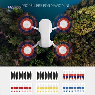 Marico-8pcs 4726F Low Noise Propellers Quick Release Prop Blade for DJI Mavic Mini i7Y3