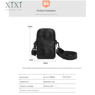 【Ready stock】Fashion Brand Casual Men's Bags Multi-Functional Belt Bag Cell Phone Case Mini Shoulder Bag Crossbody Men's Bag Sports Small Hanging Bag (8)