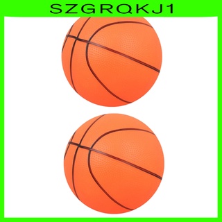 [high quality] 2pcs Mini Bouncy Basketball Indoor/Outdoor Sports Ball Kids Toy Gift Orange