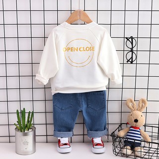 Ready Stock Children s clothing boys autumn suits 2020 new small and medium-sized children handsome boys spring and autumn sports foreign style Korean style trend