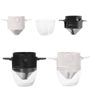 home+Foldable Coffee Filters Stainless Steel Drip Coffee Funnel Coffee Dripper