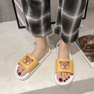 Slippers Female Cute Cartoon Thick Bottom Outer Wear Home Soft Bottom FXhH