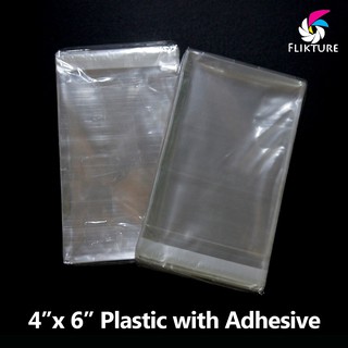 OPP Plastic with Adhesive 4×6