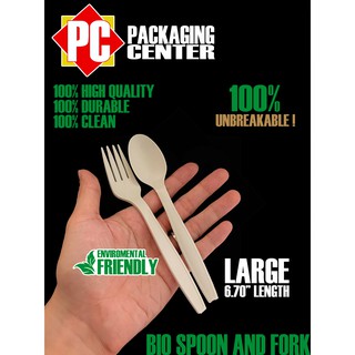 High Quality Bio Spoon, Fork by 100pcs per pack COD Nationwide! (2)