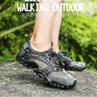 Wading Hiking Shoes Men Nonslip Rubber Black Trekking Shoes Ayugugu sport shoes for men (6)