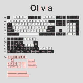171 Keys DOUBLE SHOT Cherry Profile Olivia/8008/Merlin/Arctic Keycap For Mechanical Gaming Keyboard (1)