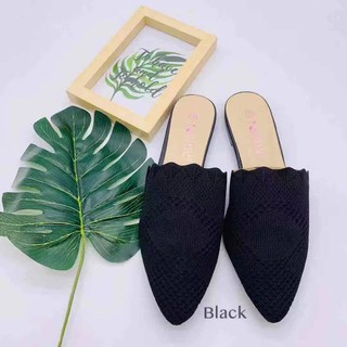 Korean Flat shoes Half shoes Loafer shoes Woven upper (2)