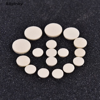 Aitpinky 17PCS Clarinet key Pads White Musical Woodwind Wind Music Instrument Replacement PH