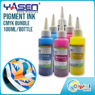 Yasen Pigment Ink 100ml CMYK Bundle