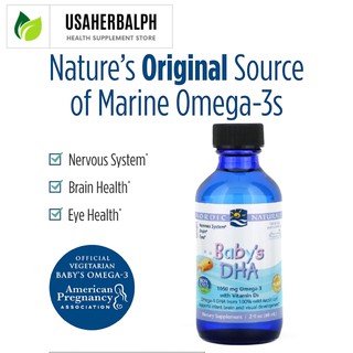 Authentic Nordic Naturals, Baby's DHA, with Vitamin D3 (1)