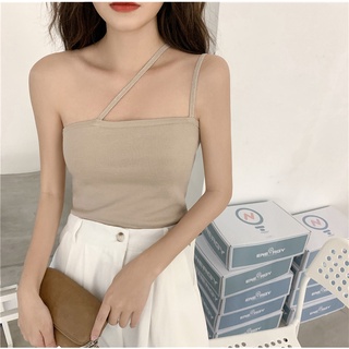 Sleeveless Camisole Women's Inner Wear Outer Wear Ins Slim-Fit Short Tube Top