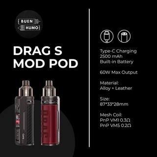 LEGIT!!! 100% Voopoo Drag S Pod Kit (built-in battery)