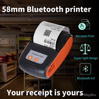 58mm Bluetooth Pocket Portable Thermal Receipt Printer Mini Wireless Notes Phone Printer Android IOS