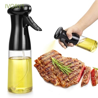 IVORY1 Vinegar Oil Spray Bottle Barbecue Oil Dispenser Olive Oil Sprayer BBQ Kitchen Tool Cooking 210ml Roasting Baking Mist Sprayer/Multicolor