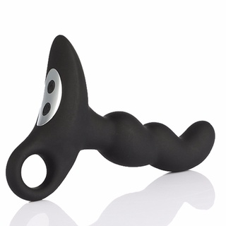 Silicone Anal Butt Plug Tail Vibrator Anal Sex Toys Perineum Stimulation Prostate Massager for Gay M