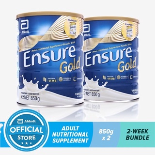 Groceries Ensure Gold HMB Vanilla 850G For Adult Nutrition Bundle of 2