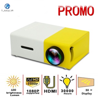 YG300 Pro LED Mini Projector 480x272 Pixels Supports 1080P HDMI USB Audio Portable Home Media Video Player