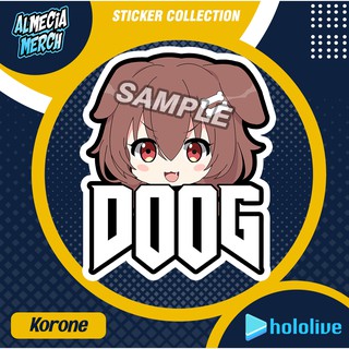 Holive JP Inugami Korone DOOG Sticker / laptop Mobile Phone Sticker / DOOG Writing Sticker