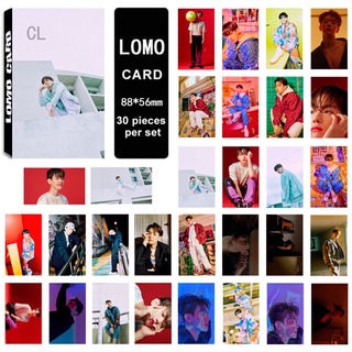 Hospitality 30Pcs\/Box New Kpop Exo Baekhyun Paper Lomo Card Photocard Collective Postcard For Fans