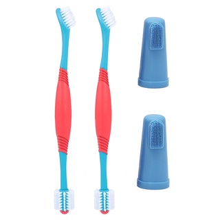 4pcs Pet Dental Care Dental Hygiene Dog Toothbrush Teeth Clean Brushes Cat Toothbrush