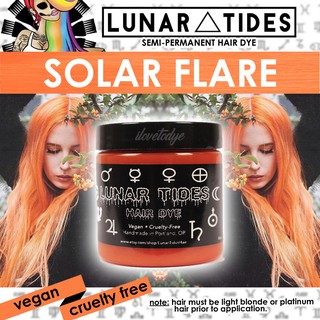 Lunar Tides Solar Flare ☾ Semi-Permanent Orange Hair Dye - ilovetodye