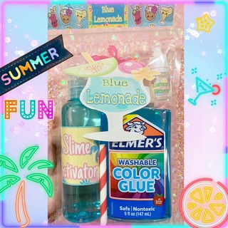 Scented Blue Lemonade Slime Kit( container in the picture sold separately)