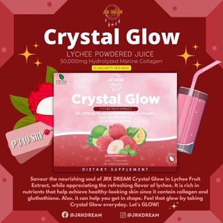 Crystal Glow (Lychee) - Collagen Drink (10 sachets)