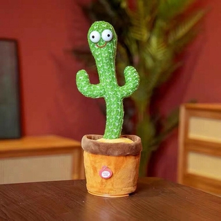 【COD In Stock Tiktok】 dancing cactus musical toys Cactus Plush Toys Electronic Shake Dancing SEXY Crazy Cactus Funny Toys tiktok (6)