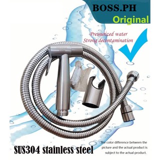 304 stainless steel bidet set spray faucet toilet washer small shower head for bathroom bidet hose (1)