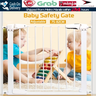 Baby Safety Gate Fence Door Gate Stairs Barrier Infant Child (1)