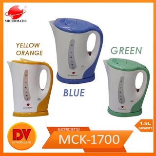 ♈❍✸Micromatic MCK-1700 Electric Kettle 1.5Liters