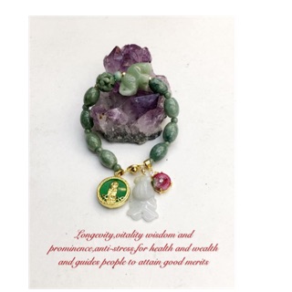lucky charm Jade elephant bracelet