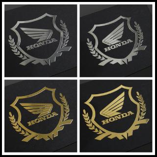 Honda Metal motorcycle Stickers Emblem Badge Decal Decals For Helmet Styling Laptop Phone Sticker