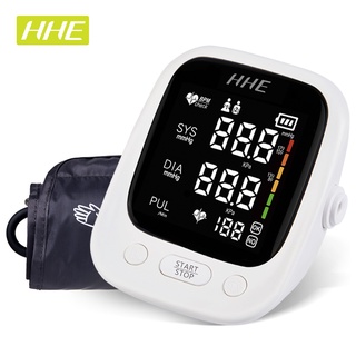 HHE LED Display Arm Blood Pressure Monitor Tonometer Pulse Heart Rate Tensiometer Automatic Digital