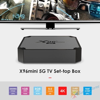 Ss.X96 Mini TV Box Android 9.0 S905W Quad Core 1GB RAM 8GB ROM TV Set Top Box