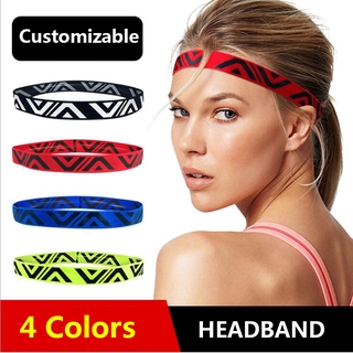 Men and Women fitness Sports sweatband yoga Headband GYM silicone antiskid Headband running (1)