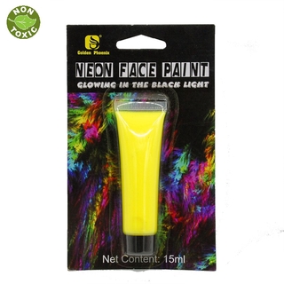 Colopaint UV Body Face Paint Set Fluorescent Glow Black Light Neon Painting Makeup 4 colors in option