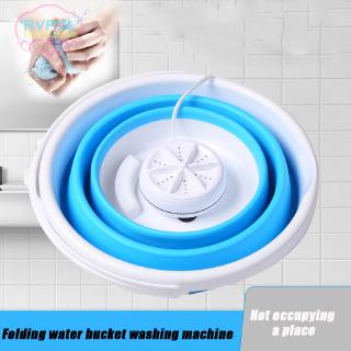 RVPCL Folding Laundry Tub Basin Portable Mini Washing Machine Automatic Clothes Washing Bucket (3)