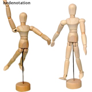 [hedenotation] 5.5" Drawing Model Wooden Human Male Manikin Blockhead Jointed Mannequin Puppet (5)