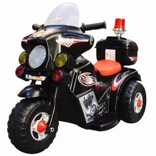 COD Rechargeable Bike Kids Ride-on Toys Police Motorcycle and excavator car