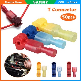 25PCS T Tap Type Electrical Connector Crimp Terminals Fast Wire Terminal Connectors Splice Insulated (1)