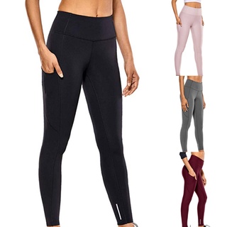 Women Fashion High Waist Tight Hip Yoga Pants Outdoor Sports Fitness Pants (1)