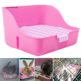 MANC Small Pets Hamster Rabbit Toilet Potty Trainer Fixable Cage Tray Litter Box