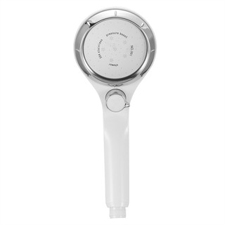 LT04-White handheld shower head | With on / off switch, shower handle with stop switch and water adjustment knob, free shipping
