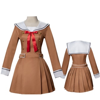 Anime BanG Dream Cosplay Costume Poppin Party Dresses Saya Yamabuki Sets Sailor Suit Toyama Kasumi School Uniform