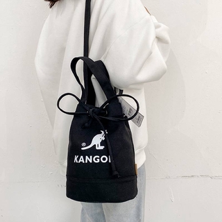 Kangol Handbag Single Shoulder Tote Bag Bucket Bag Korean Canvas Kangaroo Leisure Travel Bag (6)