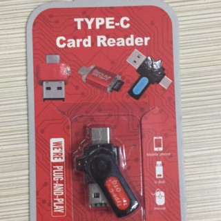 MJ TYPE-C USB-C micro SD card reader OTG adapter