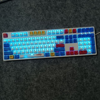 Gundam PBT Mechanical Keyboard Keycap High Sublimation Suitable for 104 98 87 84 68 64 61 Keyboard (4)