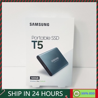SAMSUNG T5 Portable 500GB SSD USB 3.1 External Solid State Drive with Hard Case