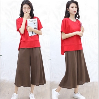 ️READY STOCK️ 4 colors Casual pant pocket pant harem pant loose plus size cool pant Korean Women S (4)